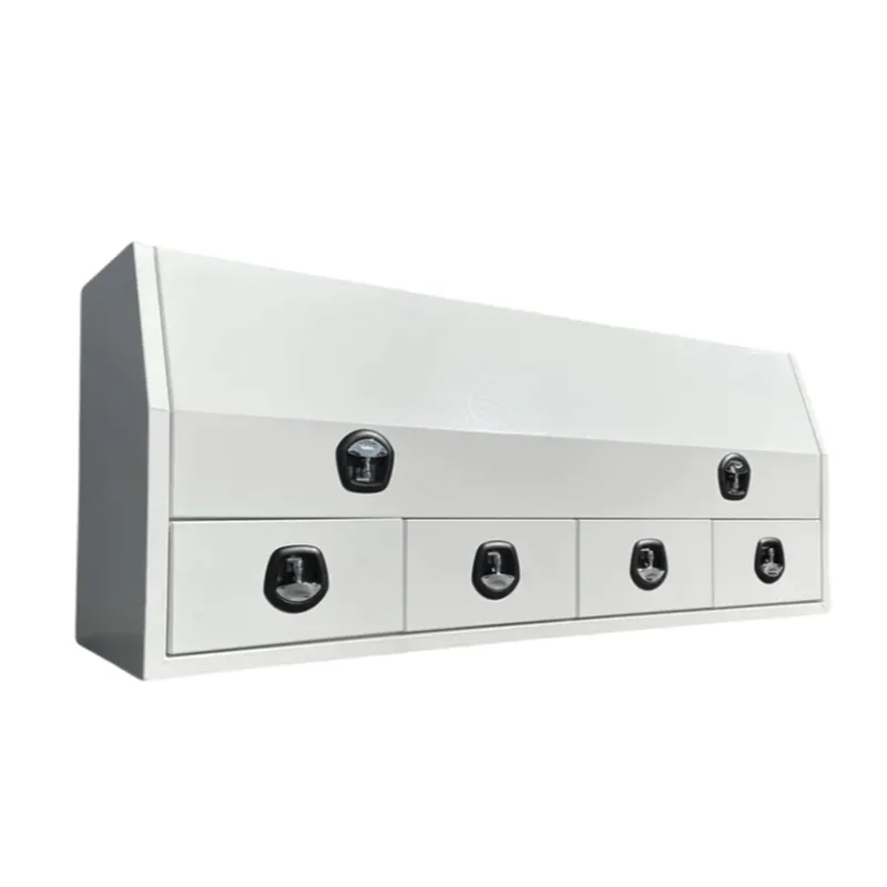 Boîte à outils à ouverture latérale en aluminium