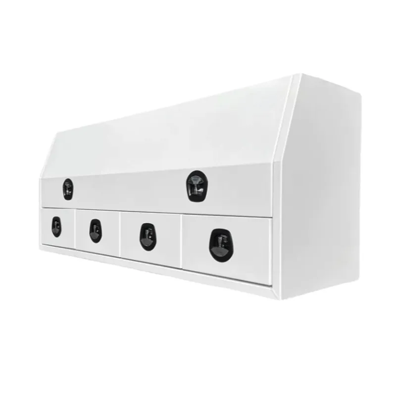 Boîte à outils à ouverture latérale en aluminium