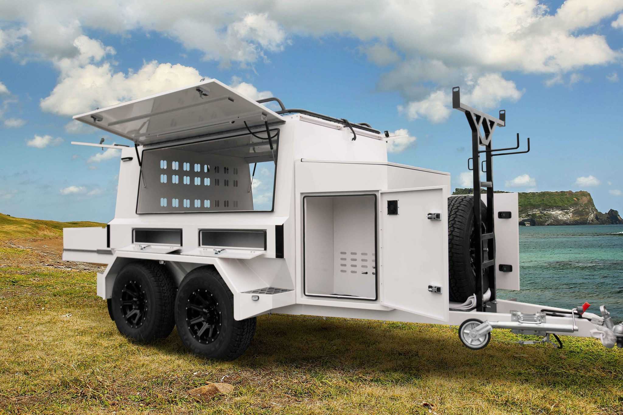 Remorque de commerçant