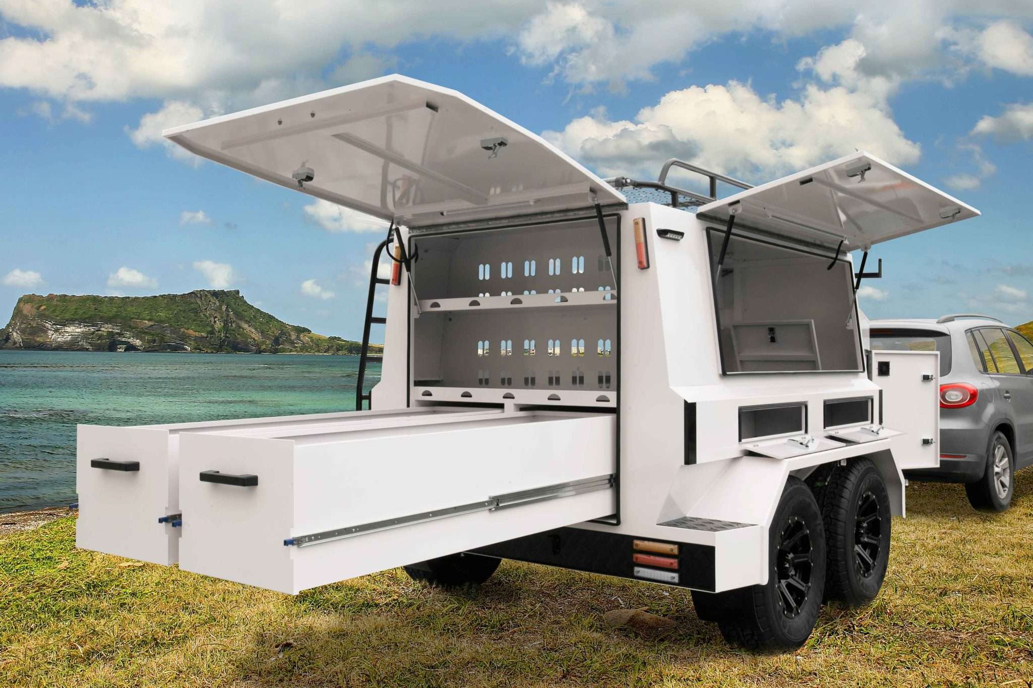 Remorque de commerçant