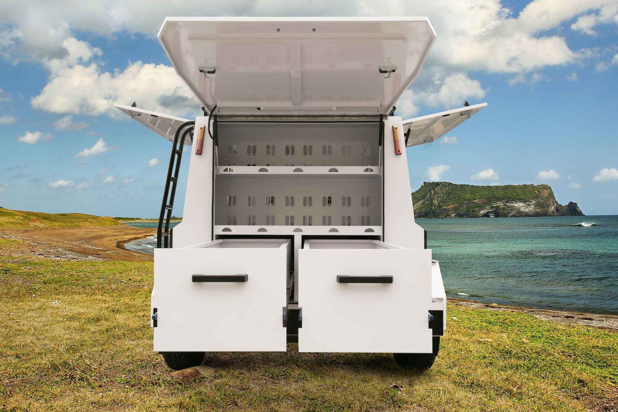 Remorque de commerçant