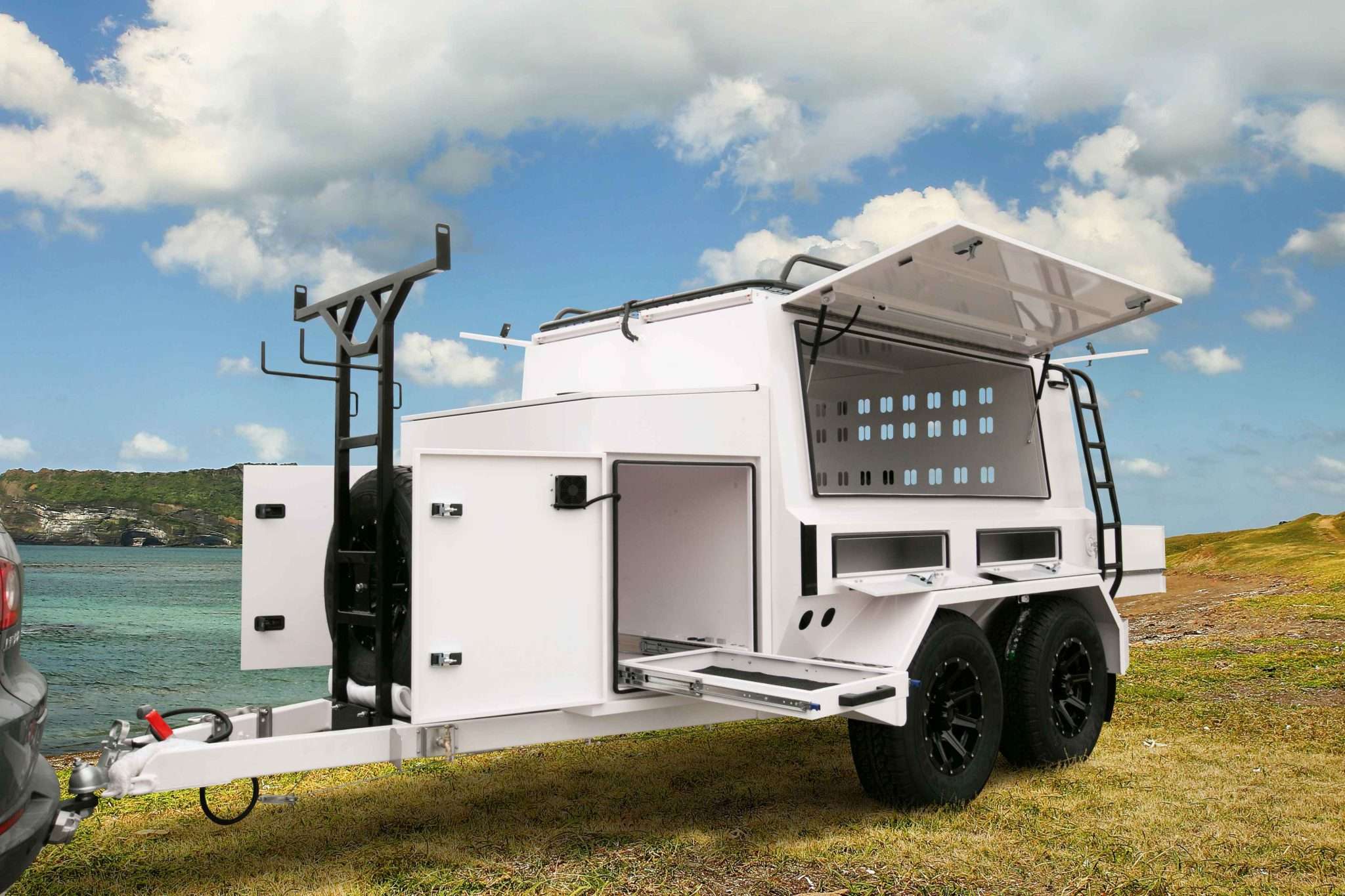 Remorque de commerçant