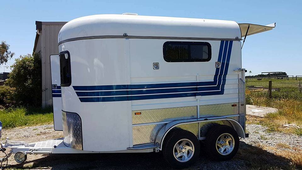 Remorque à chevaux à charge angulaire standard de type 2 chevaux