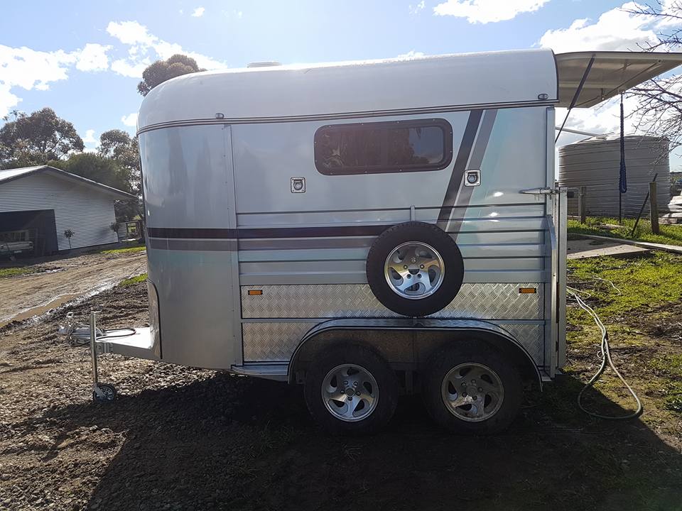Remorque à chevaux à charge angulaire standard de type 2 chevaux