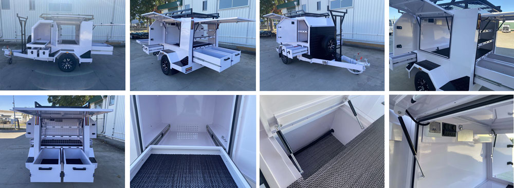 Grande remorque artisanale à un essieu Grande remorque artisanale à un essieu